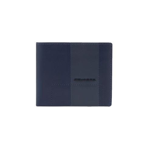 Leather Wallet Piquadro PU4518S123R/BLU Color Navy