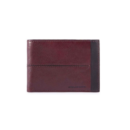 Leather Wallet Piquadro PU1241W93R/BO Color Maroon