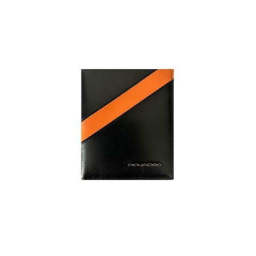 Leather Wallet Piquadro PP1518PQNR/NAR Color Black