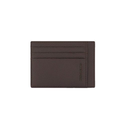 Leather Card Holder Piquadro PP2762MOSR/TM Color Brown