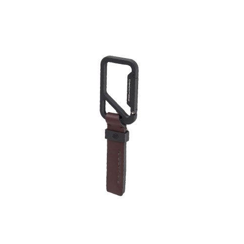 Leather Keychain Piquadro PC5598PQJ/VI Color Wine