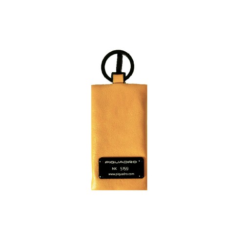 Leather Keychain Piquadro PC5764AP/G Color Yellow