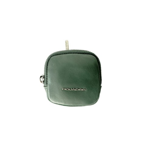 Leather Purse Piquadro AC5580B2V/VE Color Green