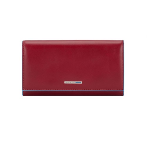 Leather Wallet Piquadro PD5904B2R/R Color Red