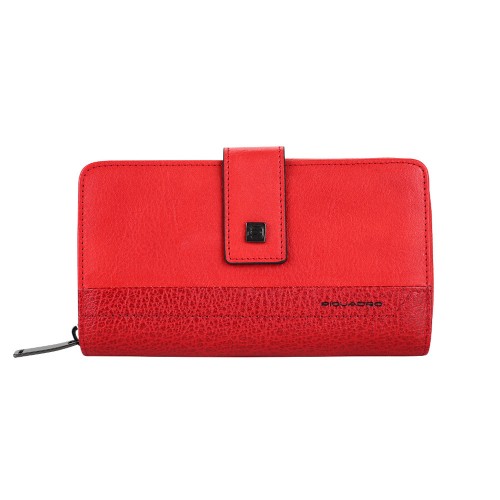 Leather Purse Piquadro PD1354S94R/R Color Red