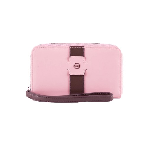 Leather Purse Piquadro AC3131S93/RO Color Pink