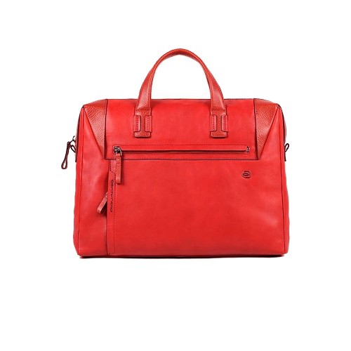 Leather Briefcase Piquadro CA4255S94/R Color Red