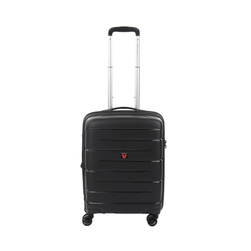 Rigid Cabin Suitcase Roncato 41346301 FLIGHT DLX Color Black