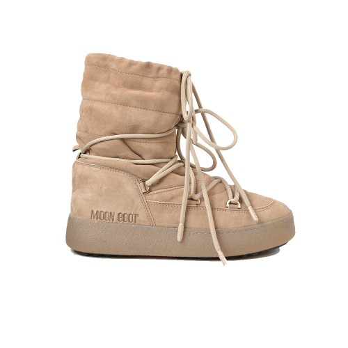 Suede Boots Moon Boot LTRACK SUEDE 24501100 Color Beige