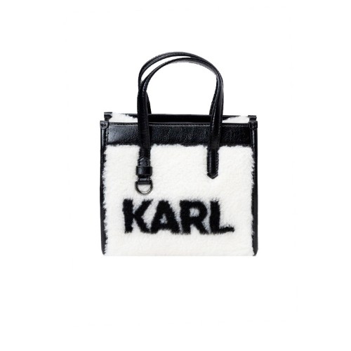 Bolso Karl Lagerfeld 226W3086 Color Blanco y Negro