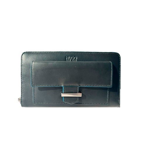 Leather Purse Hugo Boss Philo-M 50328705 Color Black