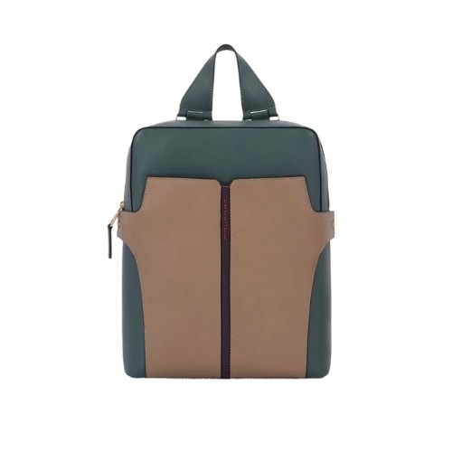 Leather Backpack Piquadro CA6127S126/VERO Color Green and...