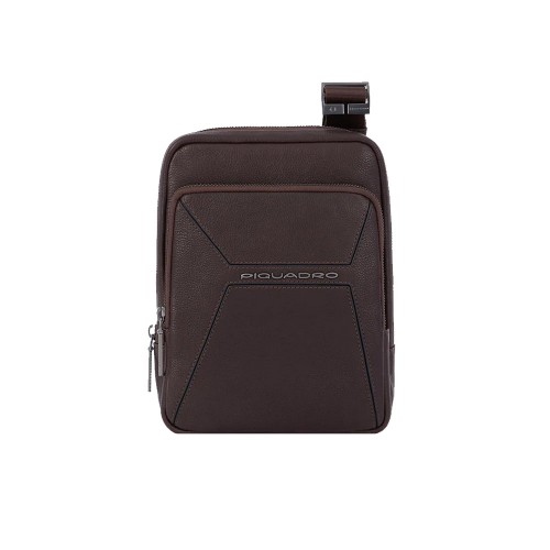 Leather Shoulder Bag Piquadro CA3084W118/TM Color Brown