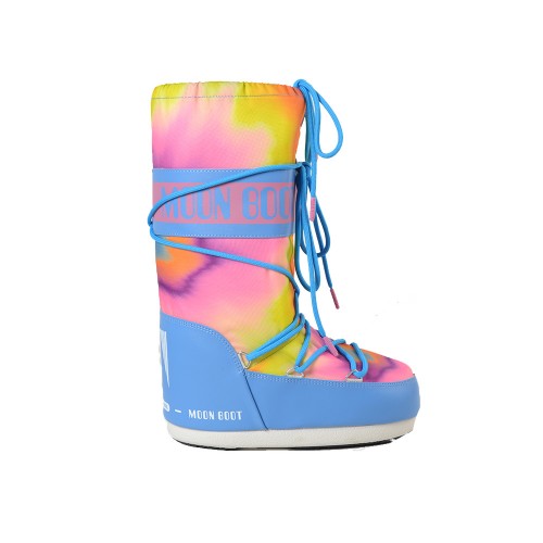High Boots for Kids MOON BOOT ICON TIE DYE 14028400 Color...