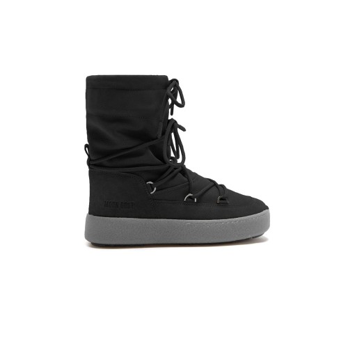 Suede Boots for Kids MOON BOOT JTRACK SUEDE Color Black