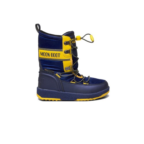 Boots for Kids MOON BOOT JR BOY LACED UP BOOT Color Navy...