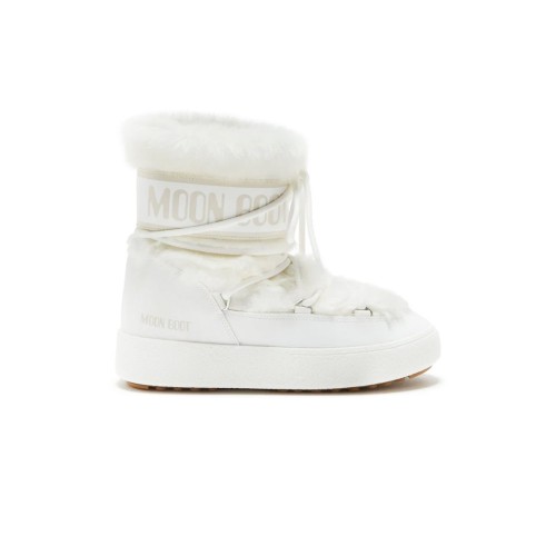 Boot for Kids MOON BOOT JTRACK FAUX FUR Color White