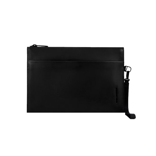 Leather Handbag Piquadro AC6208W122/N Color Black