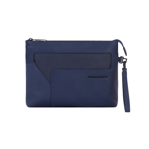 Leather Handbag Piquadro AC6169W119R/BLU Color Navy