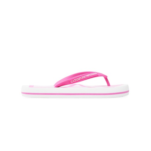 Flip Flops EA7 Emporio Armani XCQ004 Color Pink and White