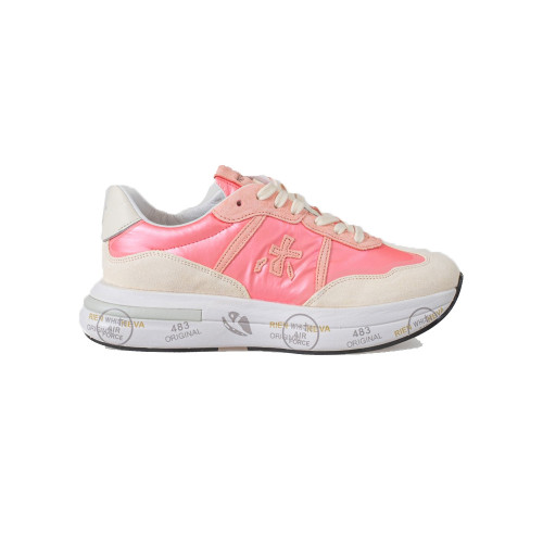 Sneakers de Piel Premiata CASSIE 6718 Color Rosa