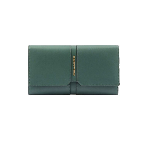 Leather Purse Piquadro PD5904S126R/VE2 Color Green