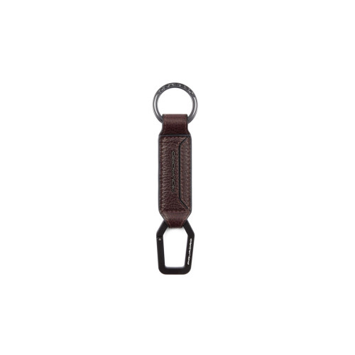 Leather Keychain Piquadro PC6177W118/TM Color Brown