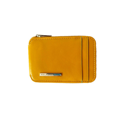 Leather Card Holder Piquadro AC5624B2R/G Color Yellow