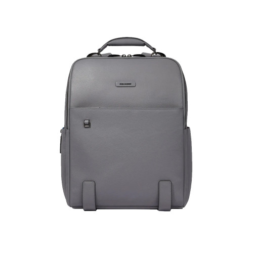 Leather Backpack Piquadro CA4818MOS/GR Color Gray