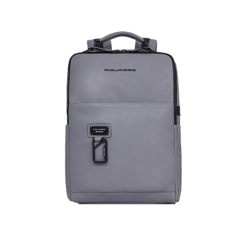 Leather Backpack Piquadro CA6289AP/GR Color Gray