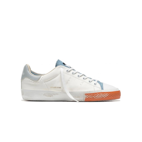 Leather Sneakers Hidnander STARLESS LOW 024 Color White...