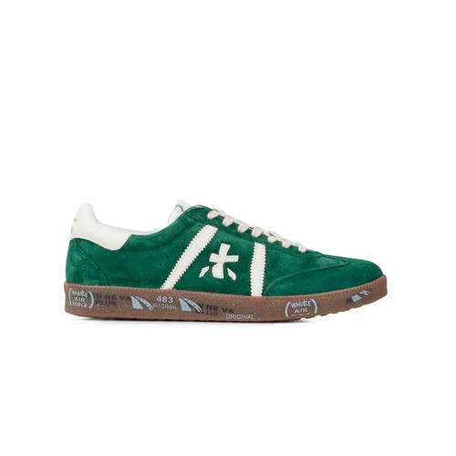 Suede Sneakers Premiata BONNIE 6450 Color Green