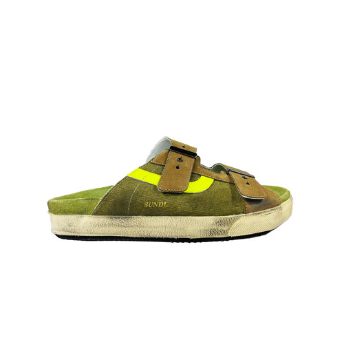 Sandalo Hidnander SUNDL HC1MH305 Colore Kaki