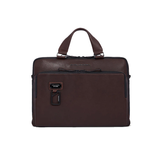 Leather Briefcase Piquadro CA4098AP/TM Color Brown