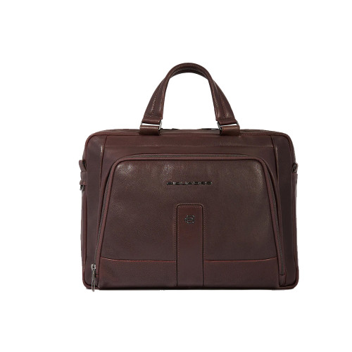 Leather Briefcase Piquadro CA4098S129/TM Color Brown