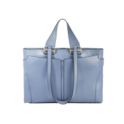 Leather Bag / Briefcase Piquadro BD6129S126/BLU Color Blue