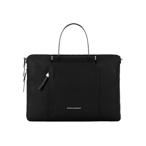 Leather Briefcase Piquadro CA4021W92/N Color Black