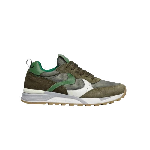 copy of Sneakers Voile Blanche MAGG Color Khaki and Green
