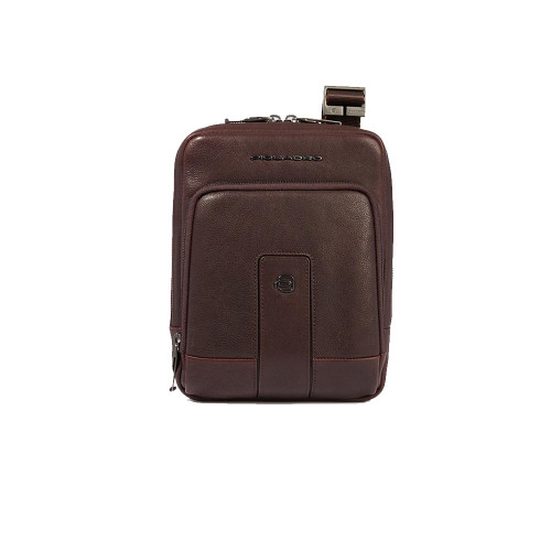 Leather Shoulder Bag Piquadro CA3084S129/TM Color Brown