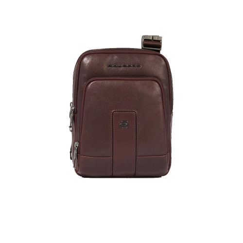 Leather Shoulder Bag Piquadro CA6303S129/TM Color Brown