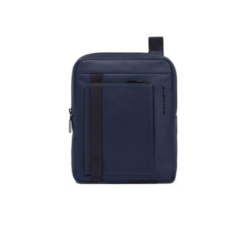 Leather Shoulder Bag Piquadro CA3084S130/BLU Color Navy