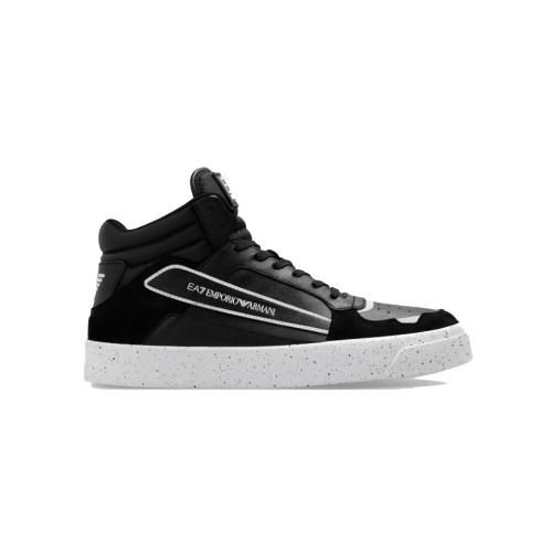 High-Top Leather Sneakers EA7 Emporio Armani X8Z042 XK351...