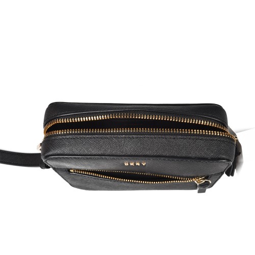 Leather Handbag DKNY 801DKI606NE Color Black