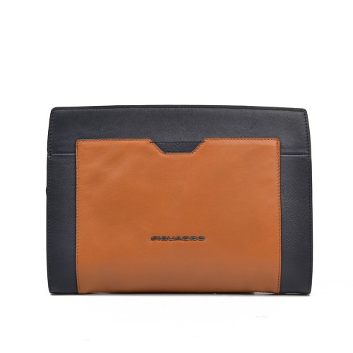 Leather Document Holder Piquadro AC4498W87/BLU Color Navy...