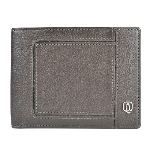 Leather Wallet Piquadro PU1241VI/GRTO Color Brown