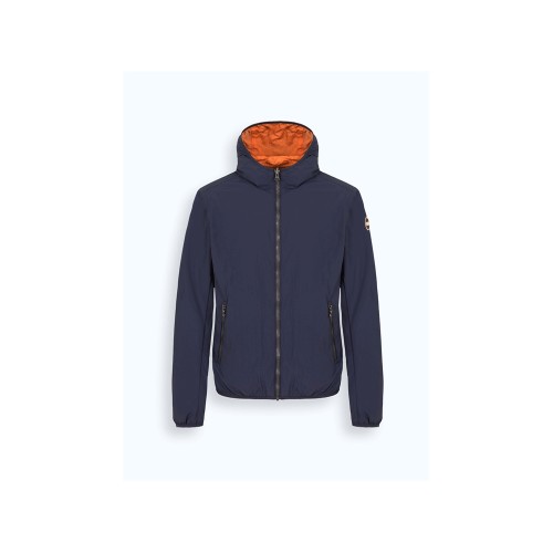 Reversible Jacket Colmar 1842 Color Navy Blue and Orange