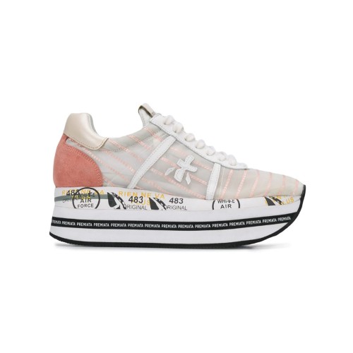 Sneakers Premiata BETH 4626 White and Pink