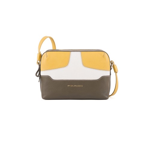 Leather Crossbody Bag Piquadro BD4954S108 G Color Yellow...