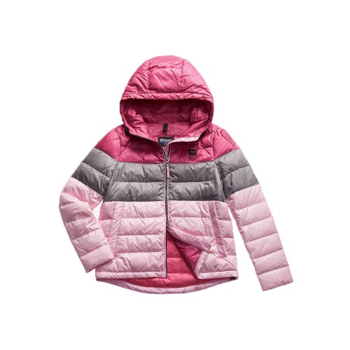 Down jacket, Blauer, model SBLDC03143, colour Pink and Gray