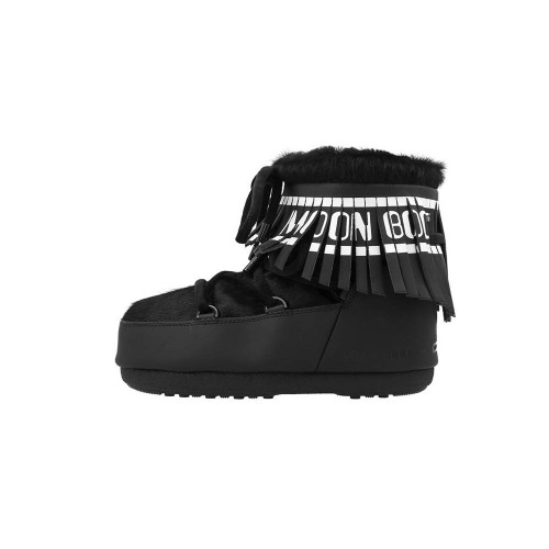 Botas de Moon Boot de color Negro Mujer Zapatos de Botas de Botas a media pantorrilla 